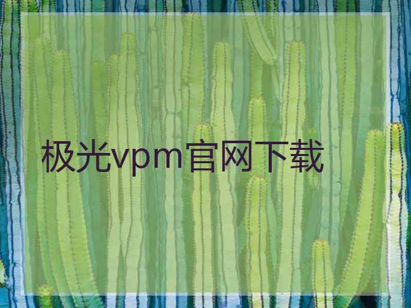 极光vpm官网下载