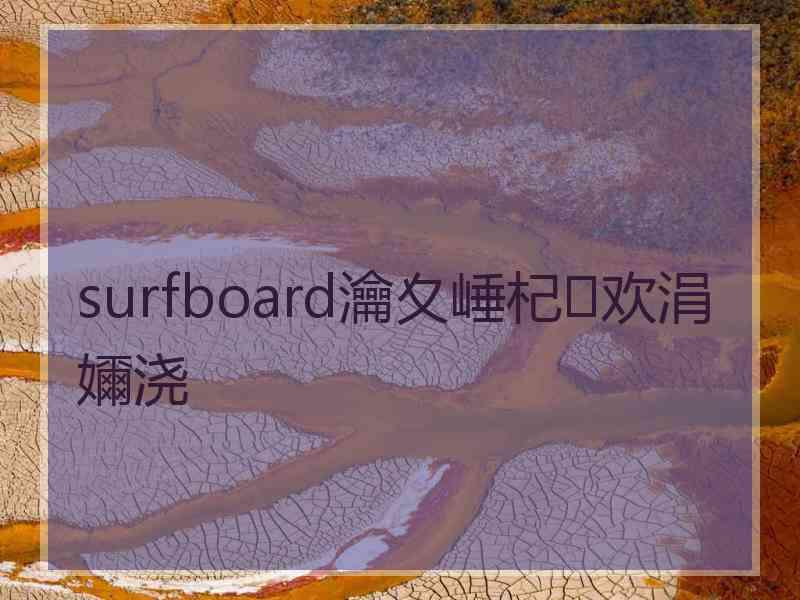 surfboard瀹夊崜杞欢涓嬭浇