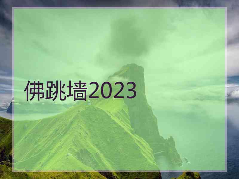 佛跳墙2023